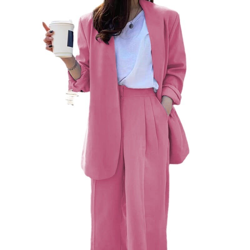 Women's Wide-leg Pants Suit