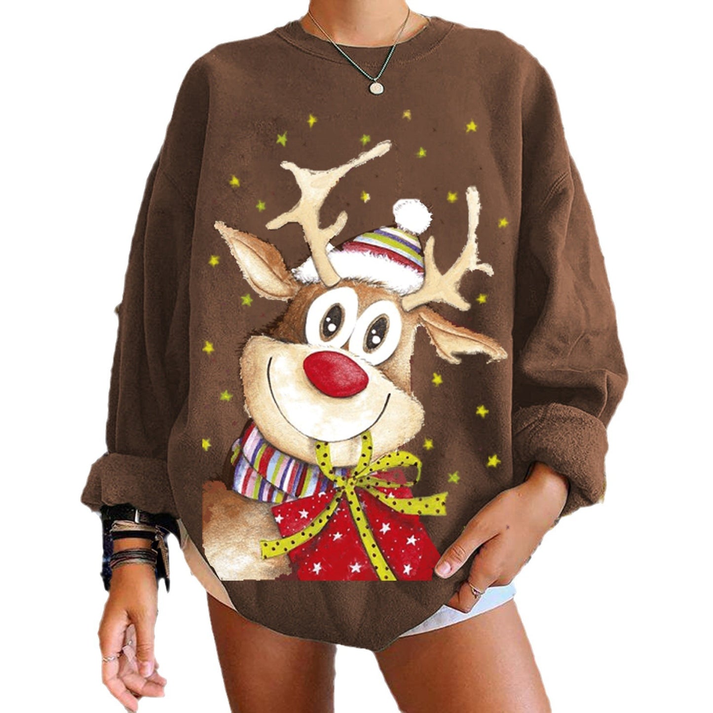 Christmas Sweater For Women Plus Size Daily Leisure