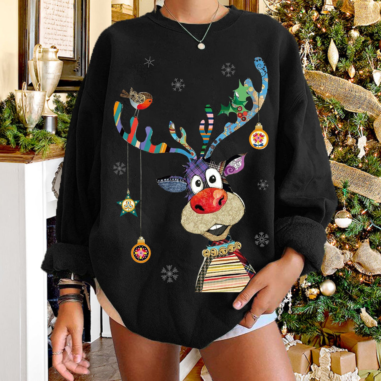 Christmas Sweater For Women Plus Size Daily Leisure