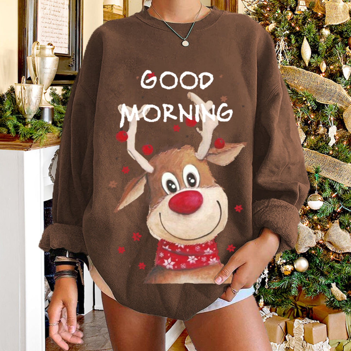 Christmas Sweater For Women Plus Size Daily Leisure